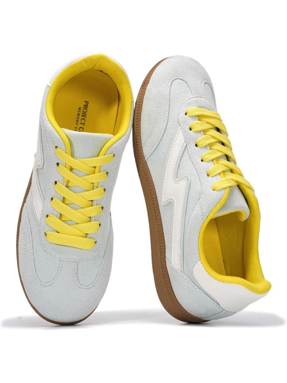 🆕Women's Lime Sneakers Comfortable Fashion Lace Up Trendy Sneakers Casual